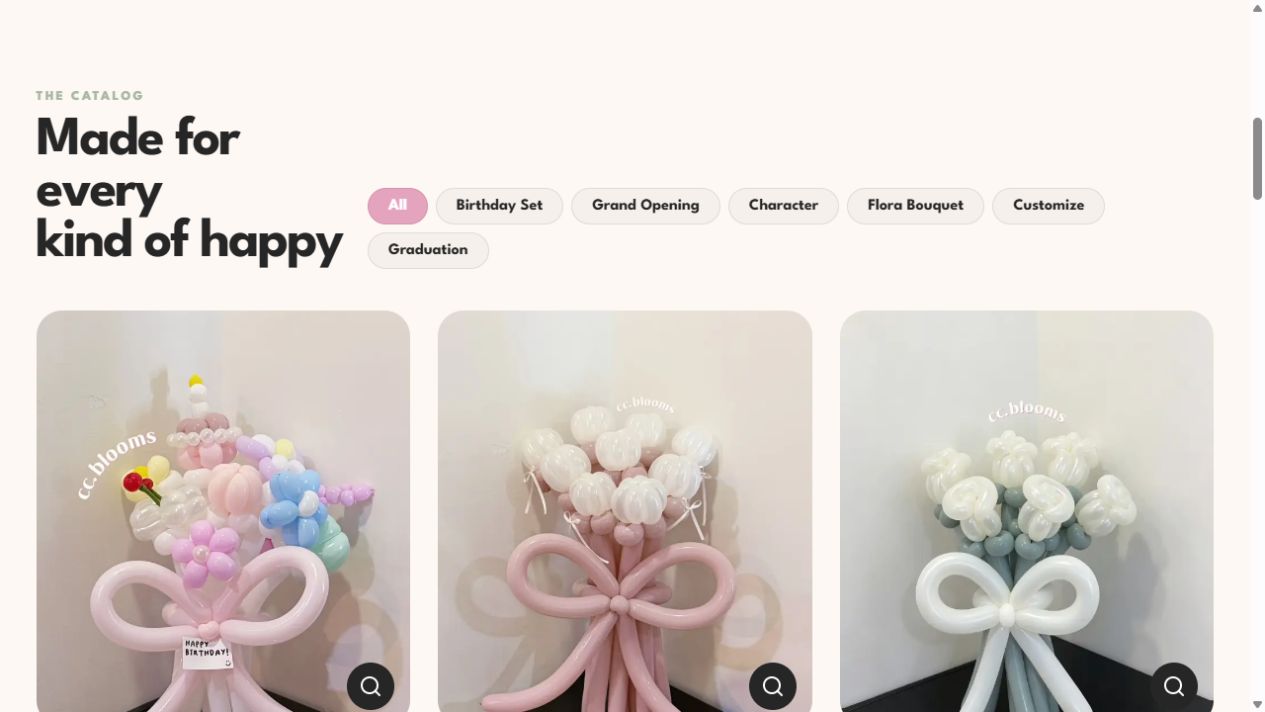 CC.BLOOMS website preview